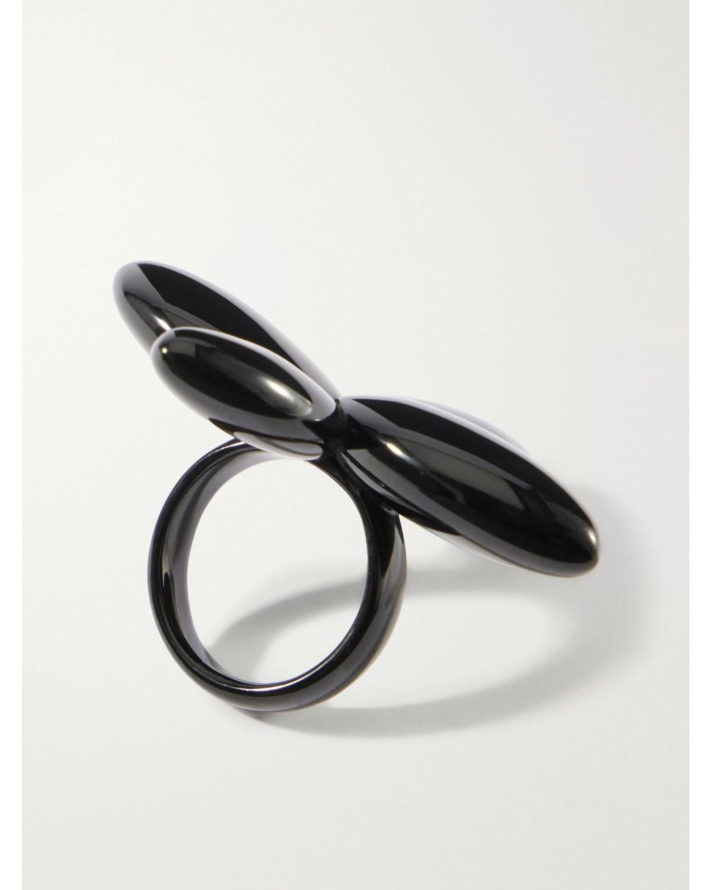 Camille Surault Black Rosemarie Resin Ring