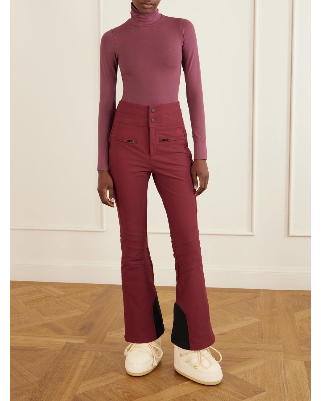 Perfect Moment Aurora Embroidered Bootcut Ski Pants