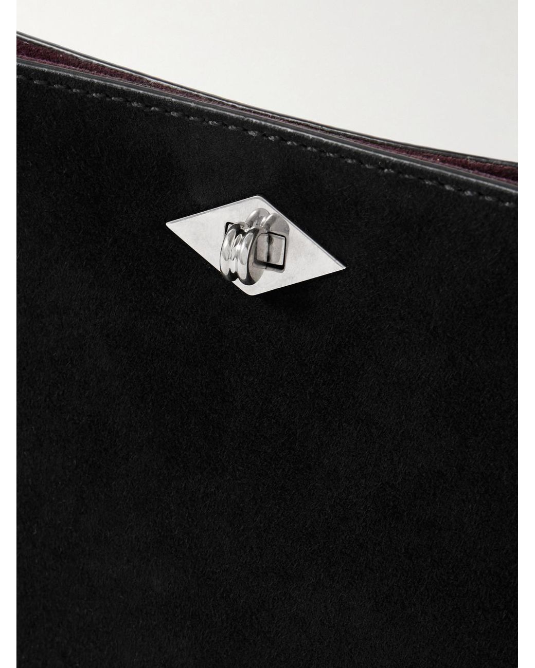 Metier Black Ease Suede Clutch
