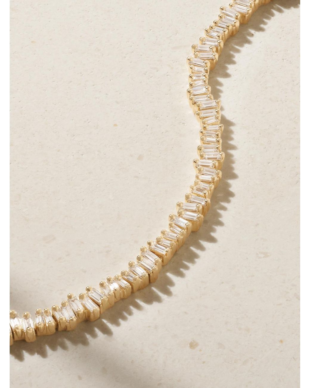 Suzanne Kalan Natural 18-Karat Diamond Tennis Bracelet