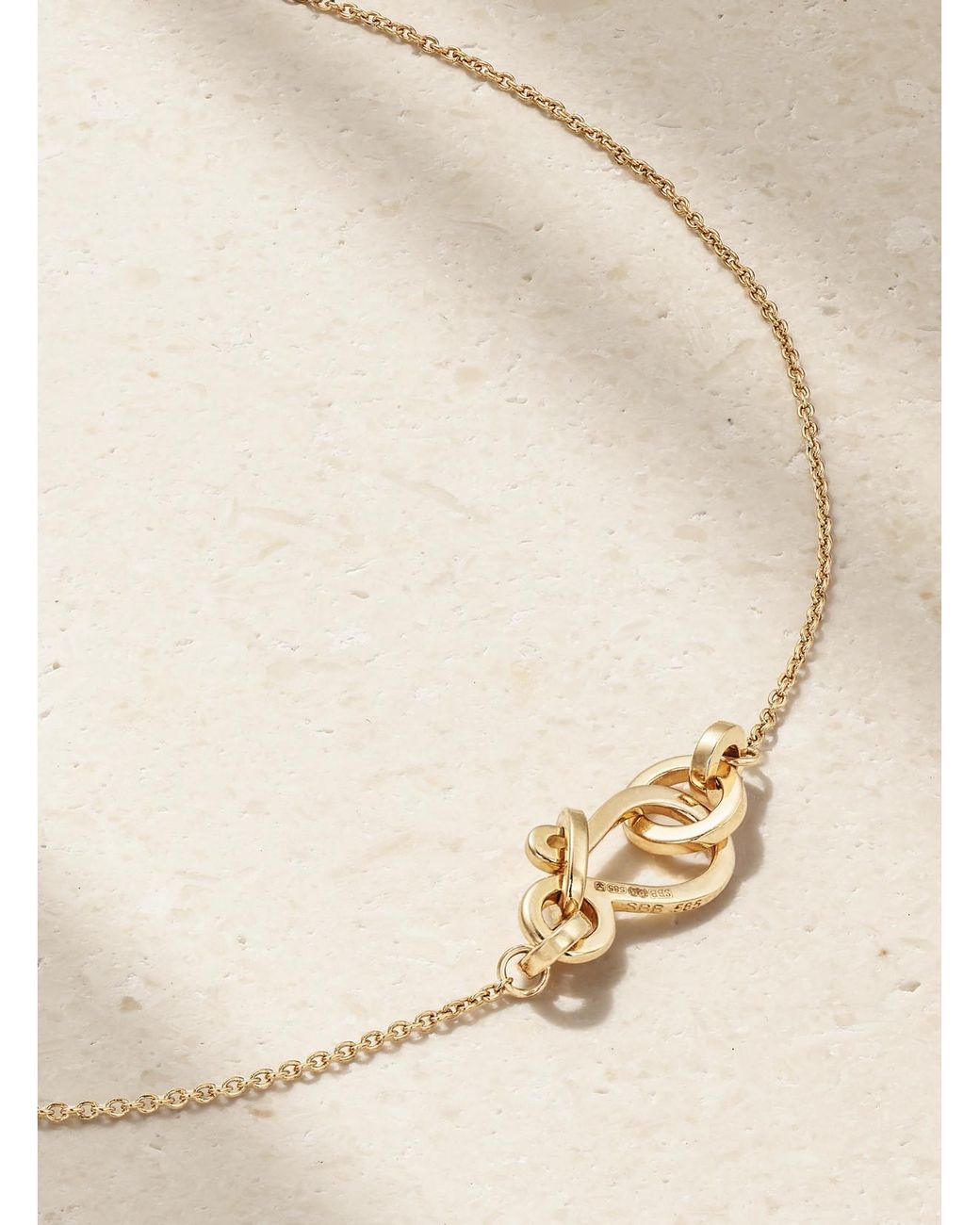 Sophie Bille Brahe White Orangerie De Perles 14-Karat Pearl Necklace