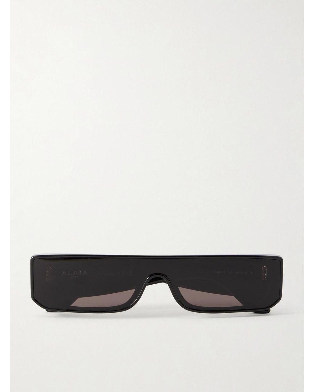 Alaïa Black Square-Frame Recycled-Acetate Sunglasses