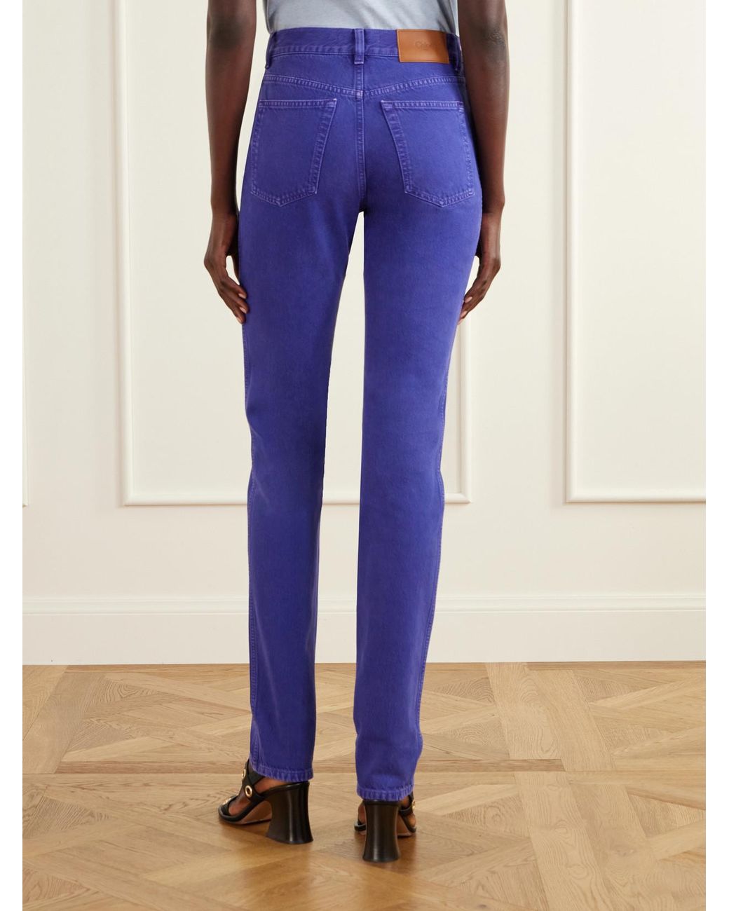 Chloé Blue High-Rise Skinny Jeans