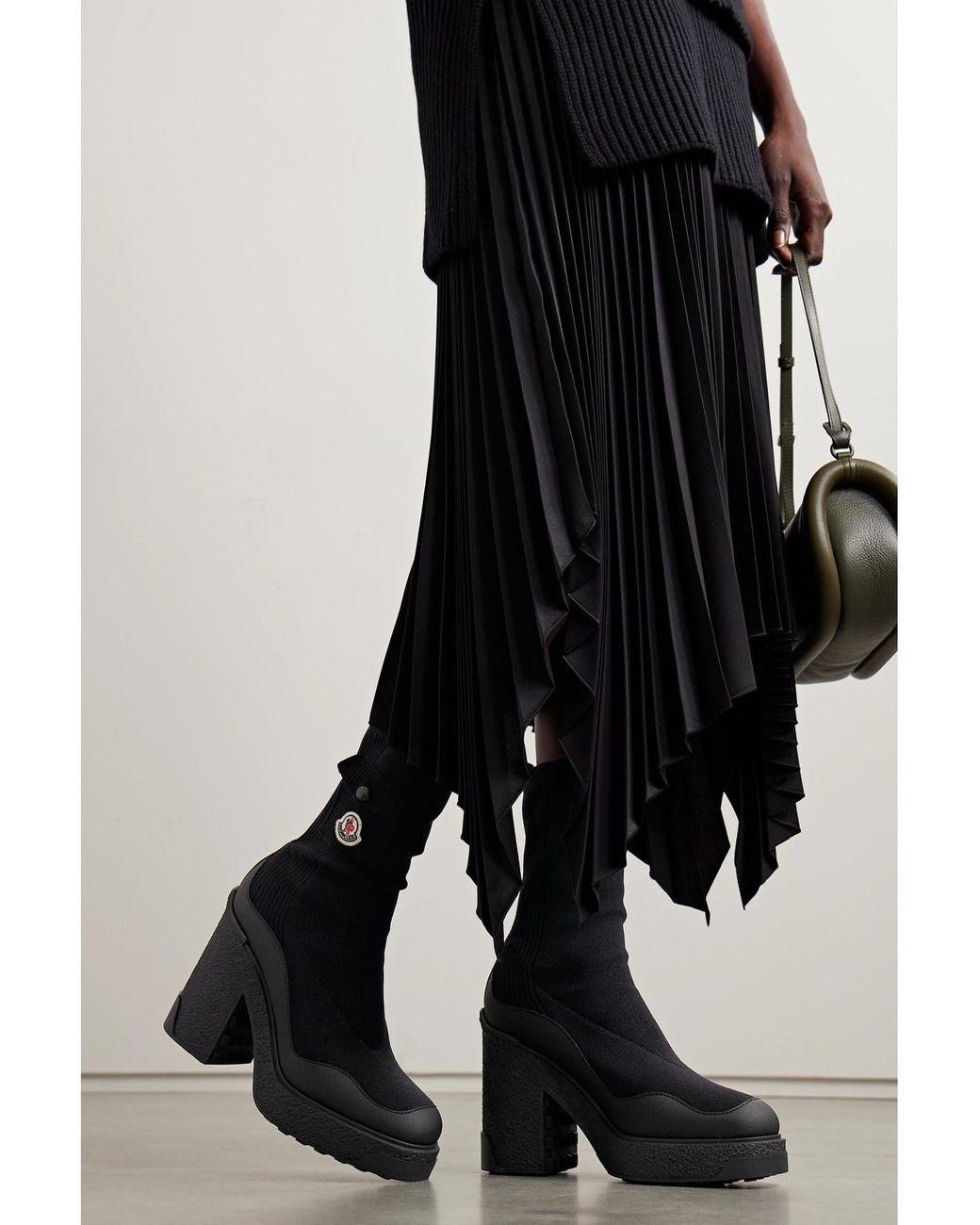 Moncler Black Boots