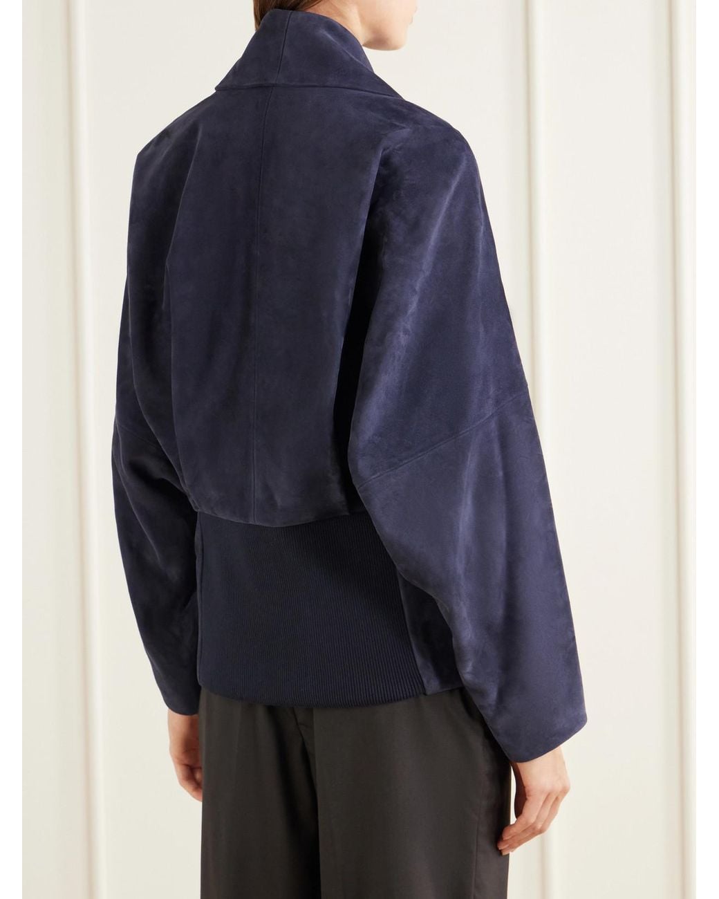 Co. Blue Suede Jacket