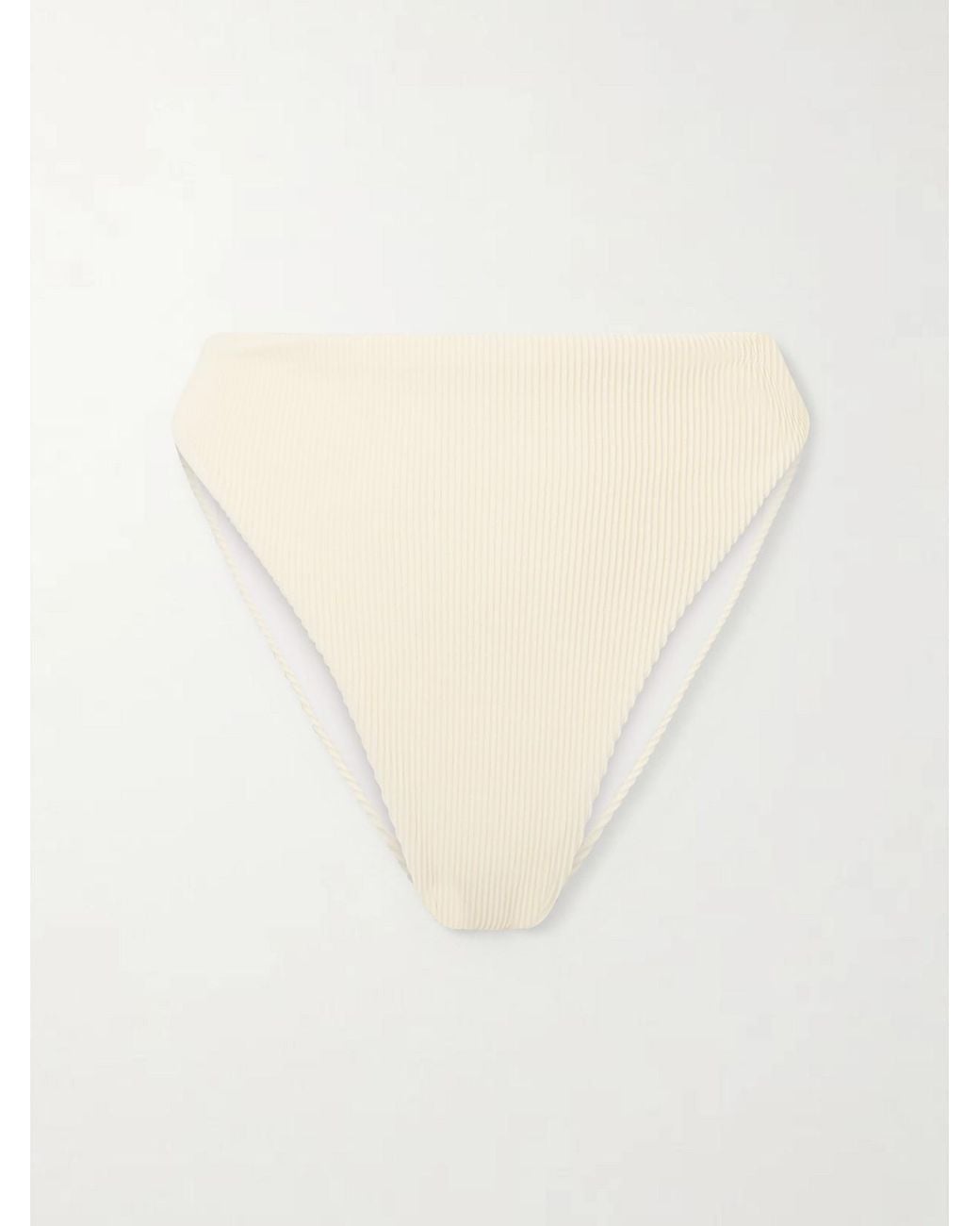 Haight White Mah Ribbed Bikini Briefs