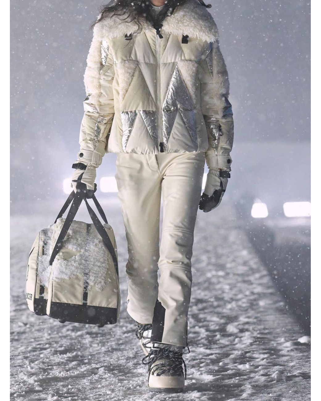 Moncler White Jersey Base Layer