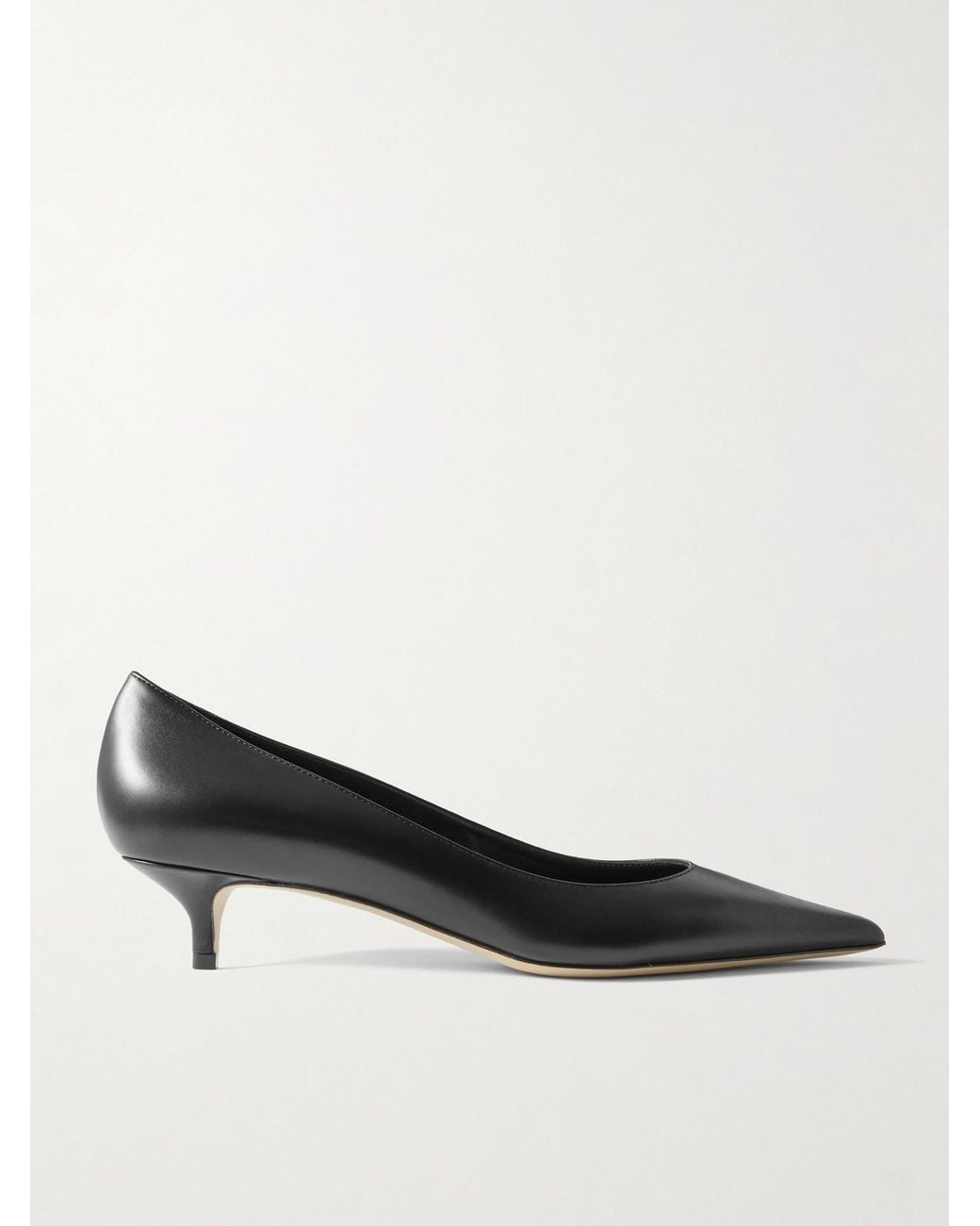 Jimmy Choo Black Amelia 30 Leather Pumps