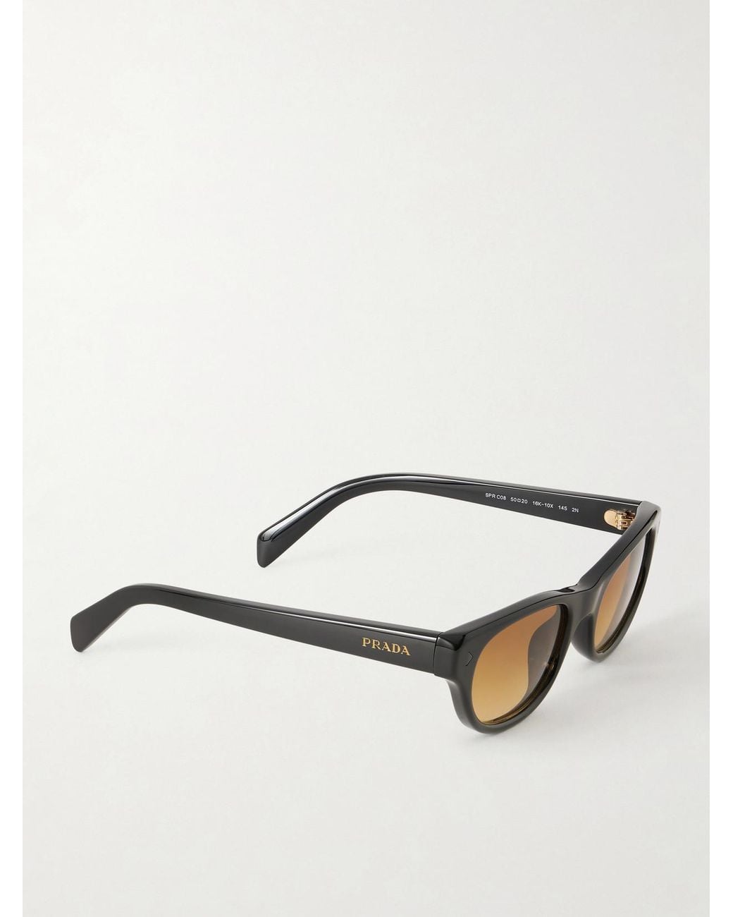 Prada Natural D-Frame Acetate Sunglasses
