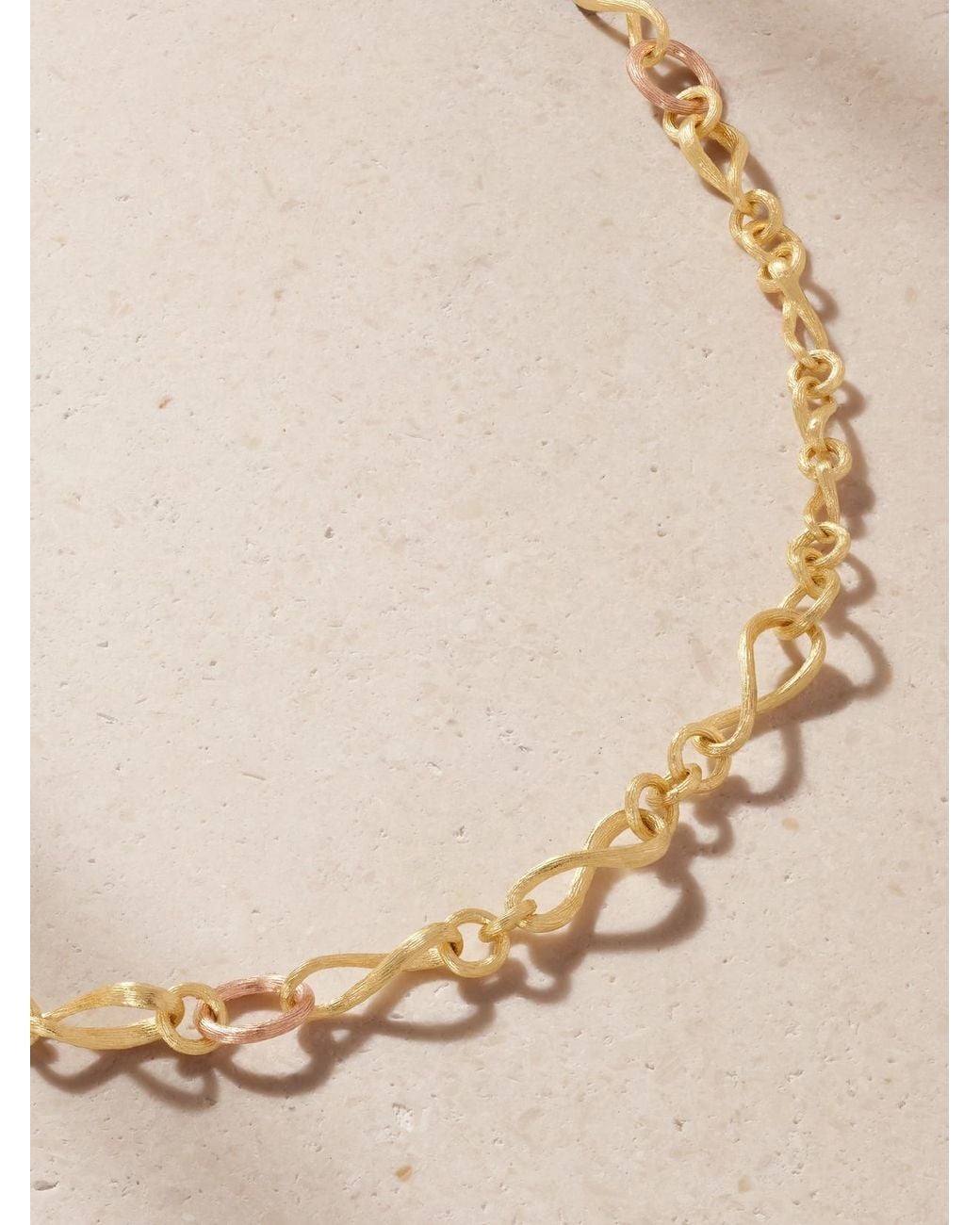 Ole Lynggaard Copenhagen Natural Love Collier Mini 18-Karat And Rose Necklace
