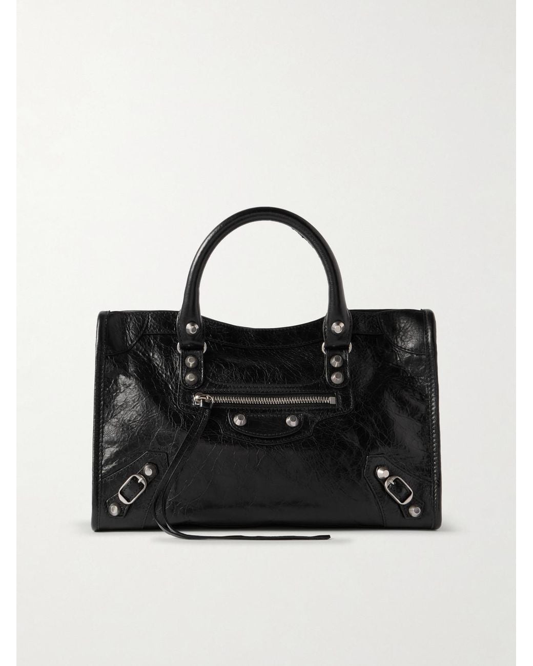 Balenciaga Black City Small Leather Handbag