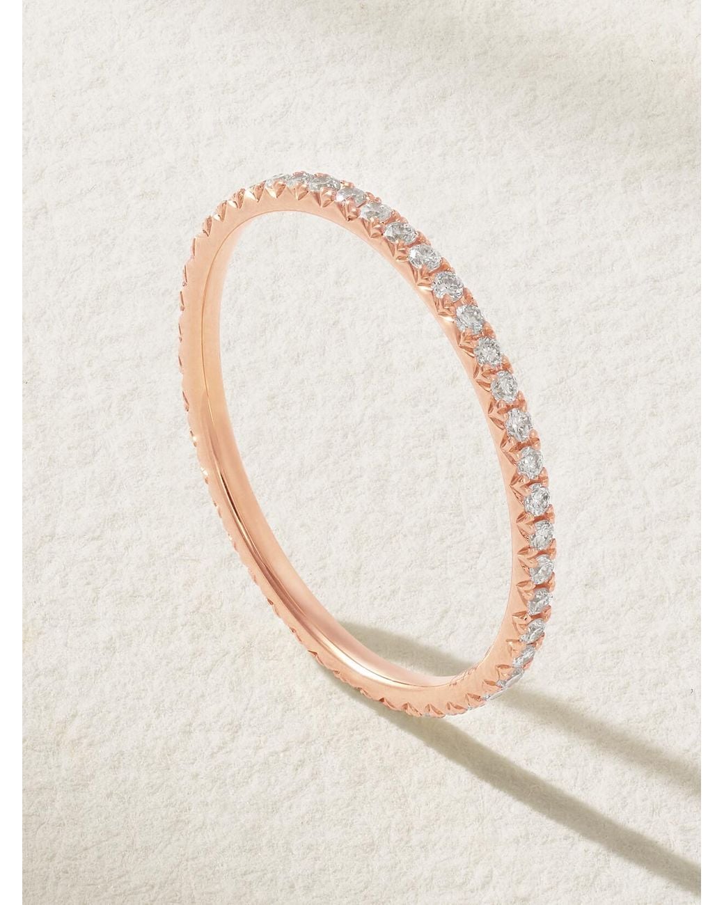 Anita Ko Natural Eternity 18-Karat Rose Diamond Ring