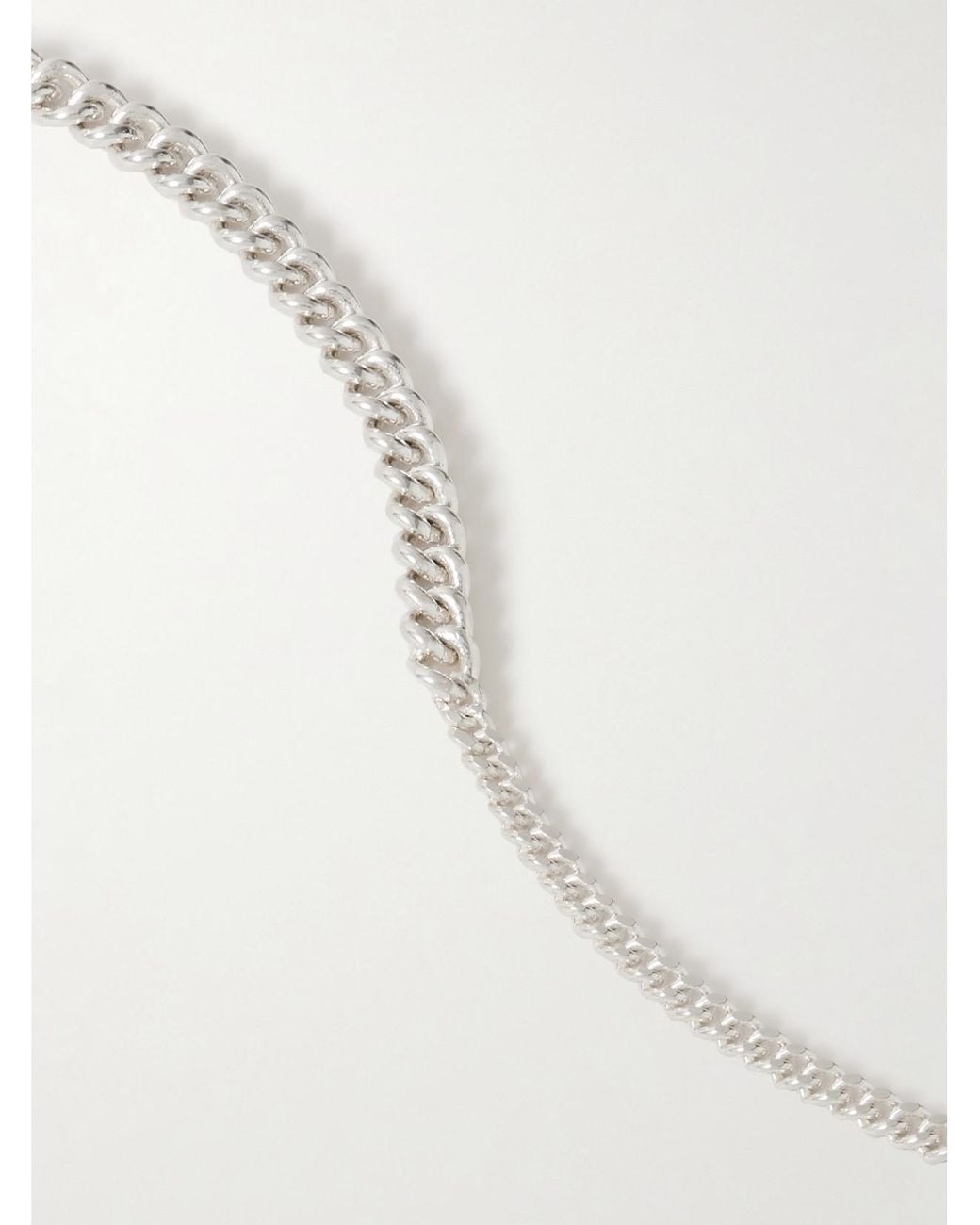 Loren Stewart White Scout Barbell Sterling Citrine Necklace