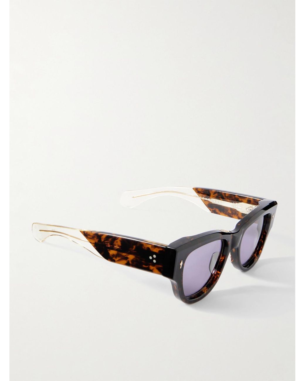 Jacques Marie Mage Black Chelsea Square-Frame Acetate Sunglasses