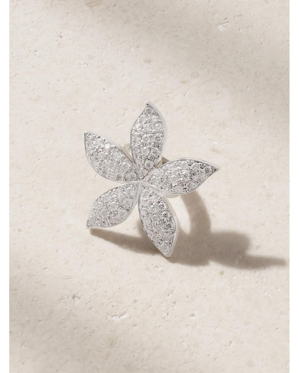 Ileana Makri Natural Blossom 18-Karat Diamond Ear Cuff