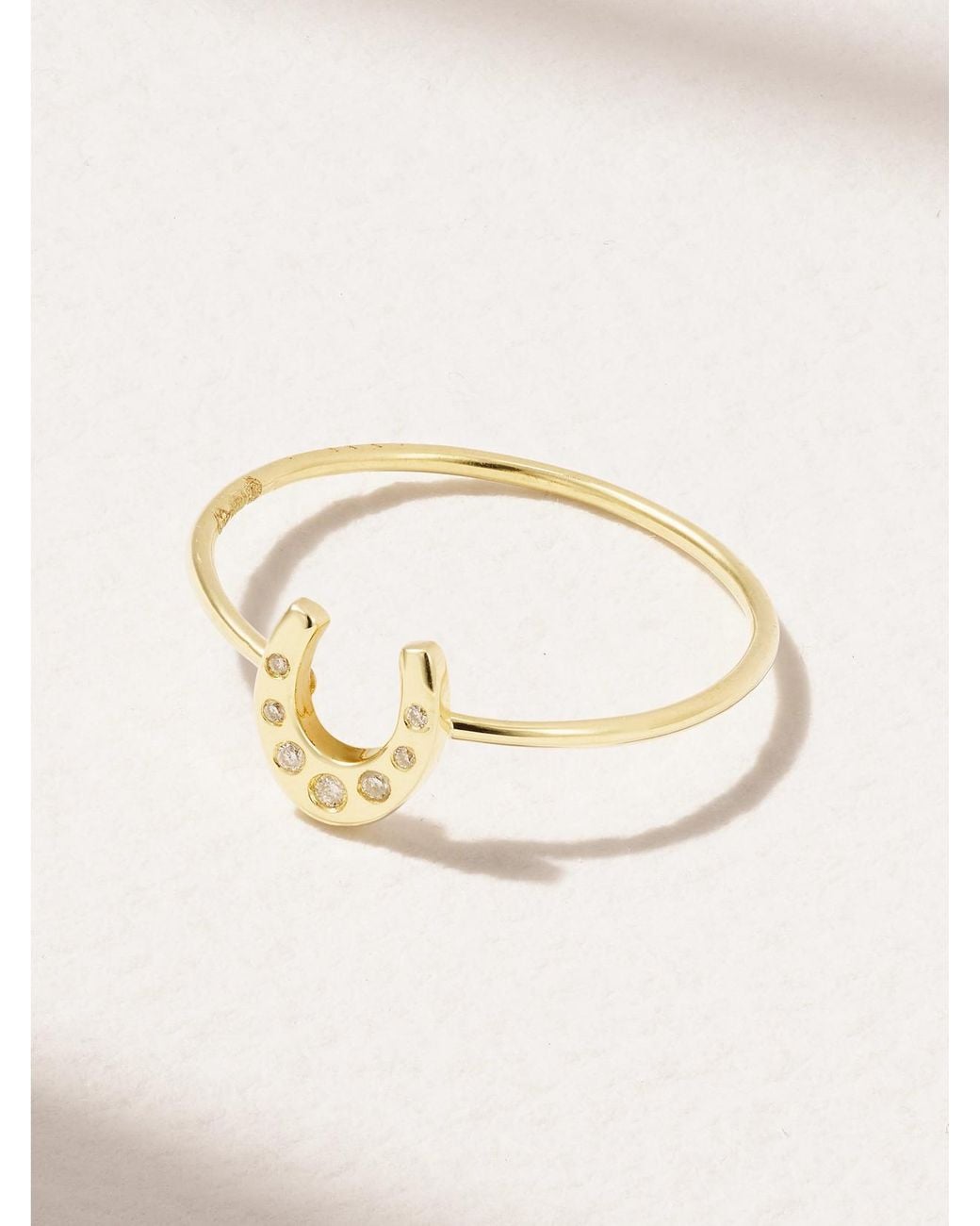 Jennifer Meyer Natural 18-Karat Diamond Ring