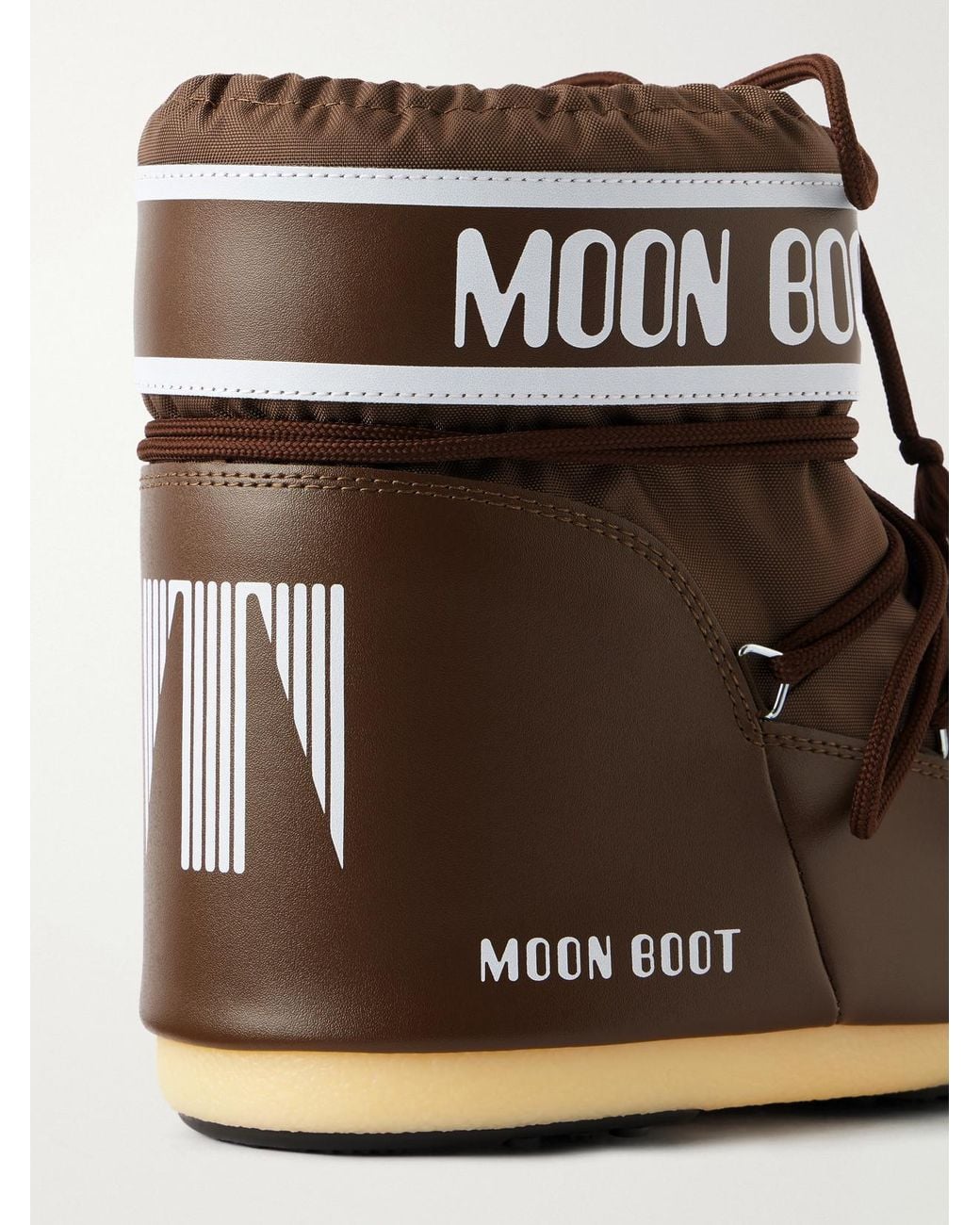 Moon Boot Brown Icon Low Shell Snow Boots