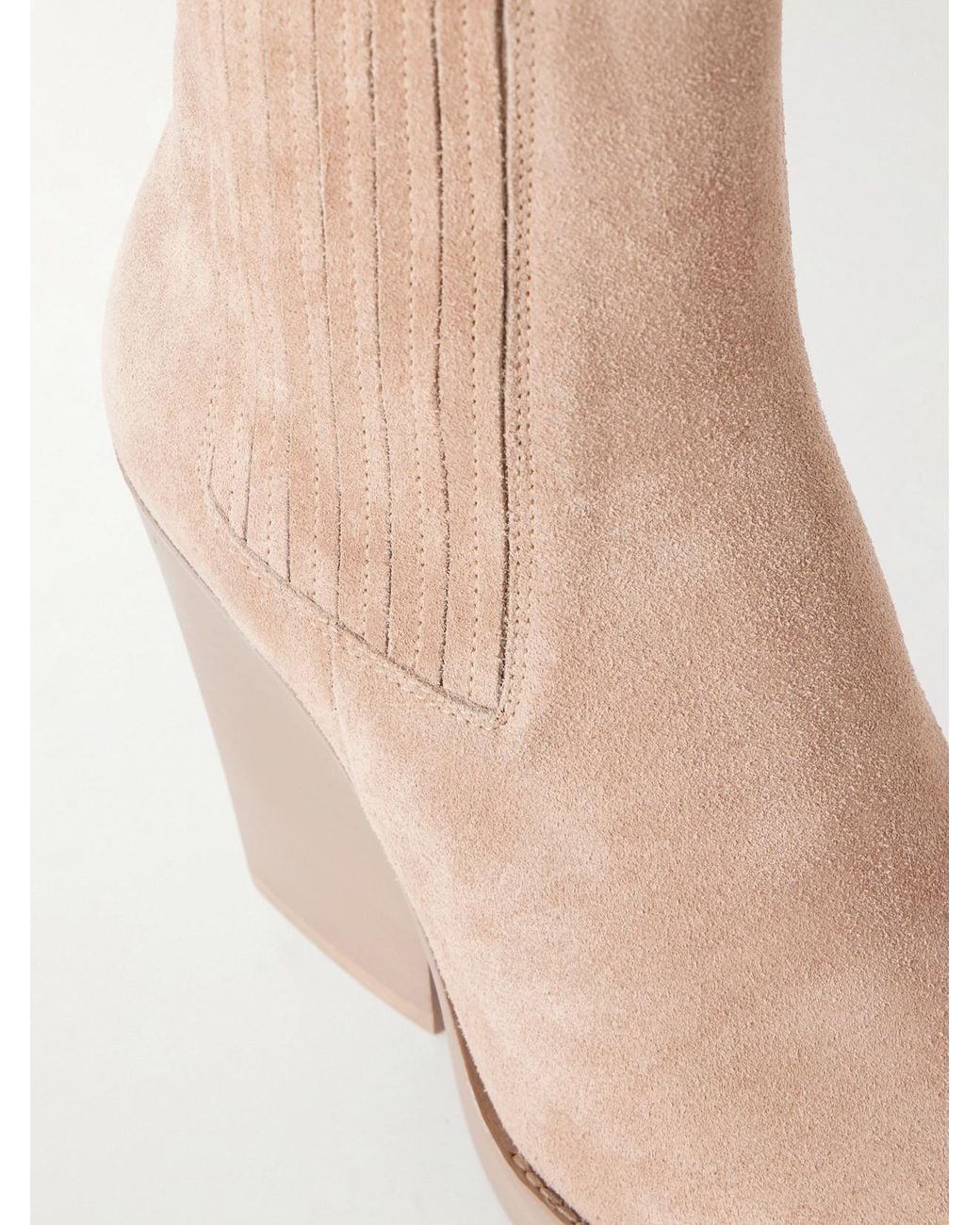 Paris Texas Natural Dallas 60 Suede Ankle Boots