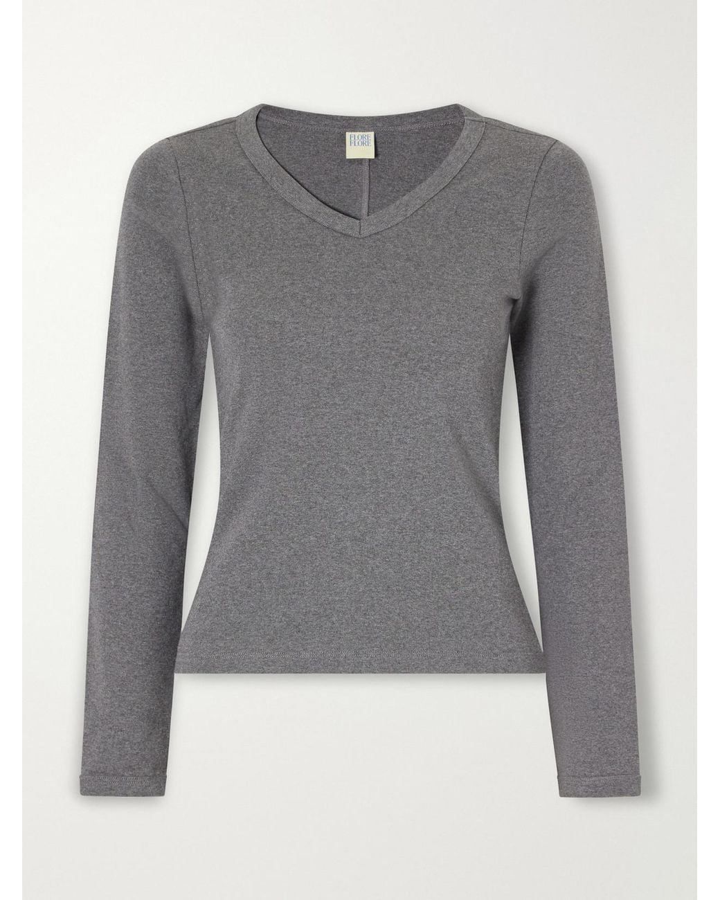 Flore Flore Gray Jill Organic Cotton-Jersey T-Shirt