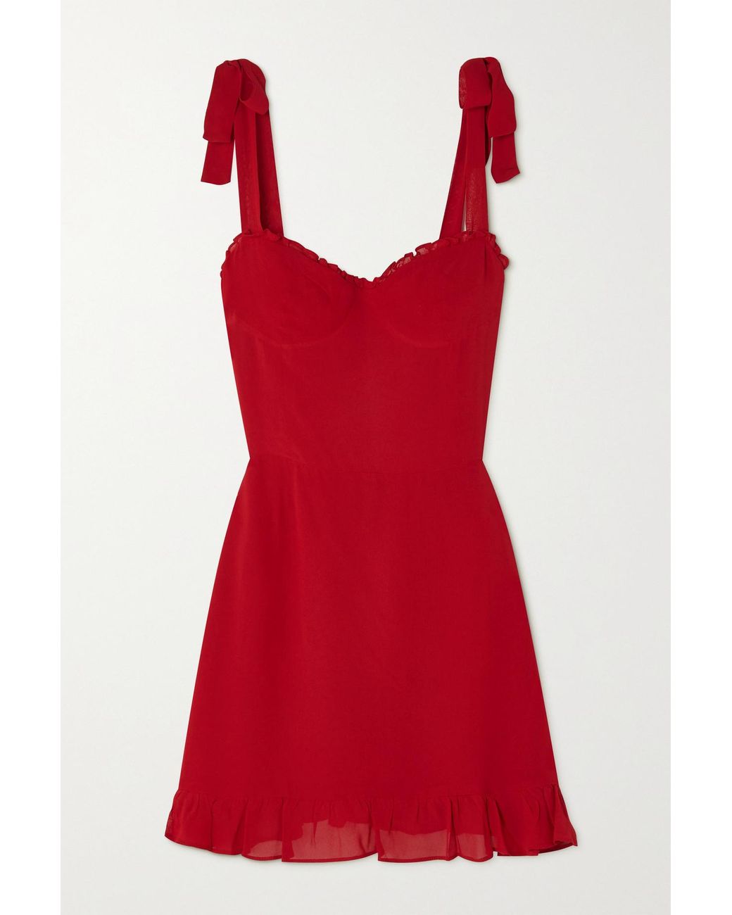 reformation christine dress georgette