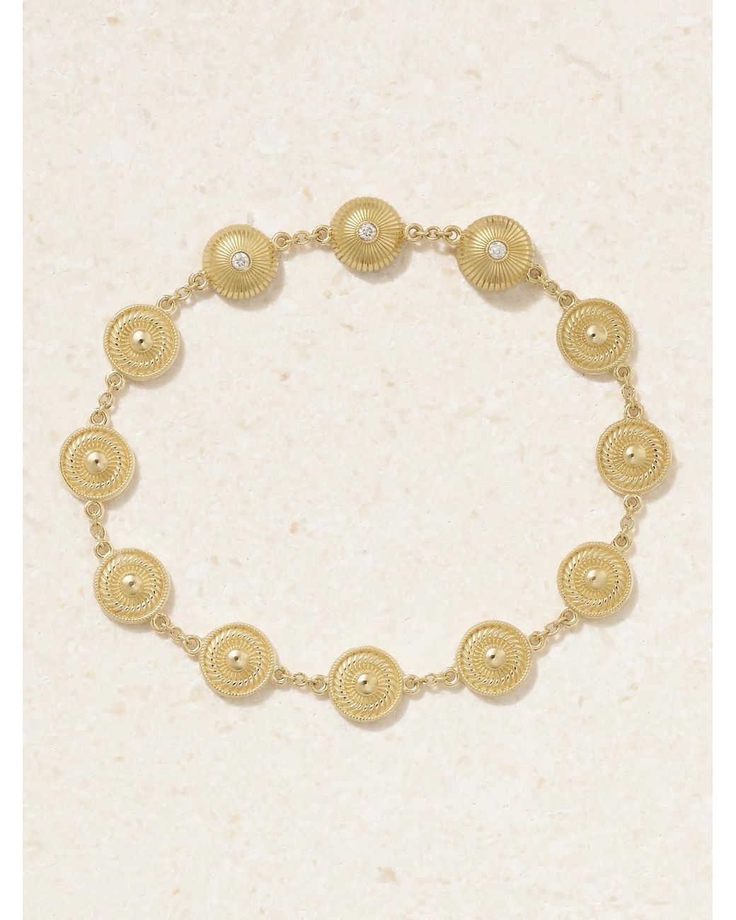 Yvonne Léon Natural 9-Karat Diamond Bracelet