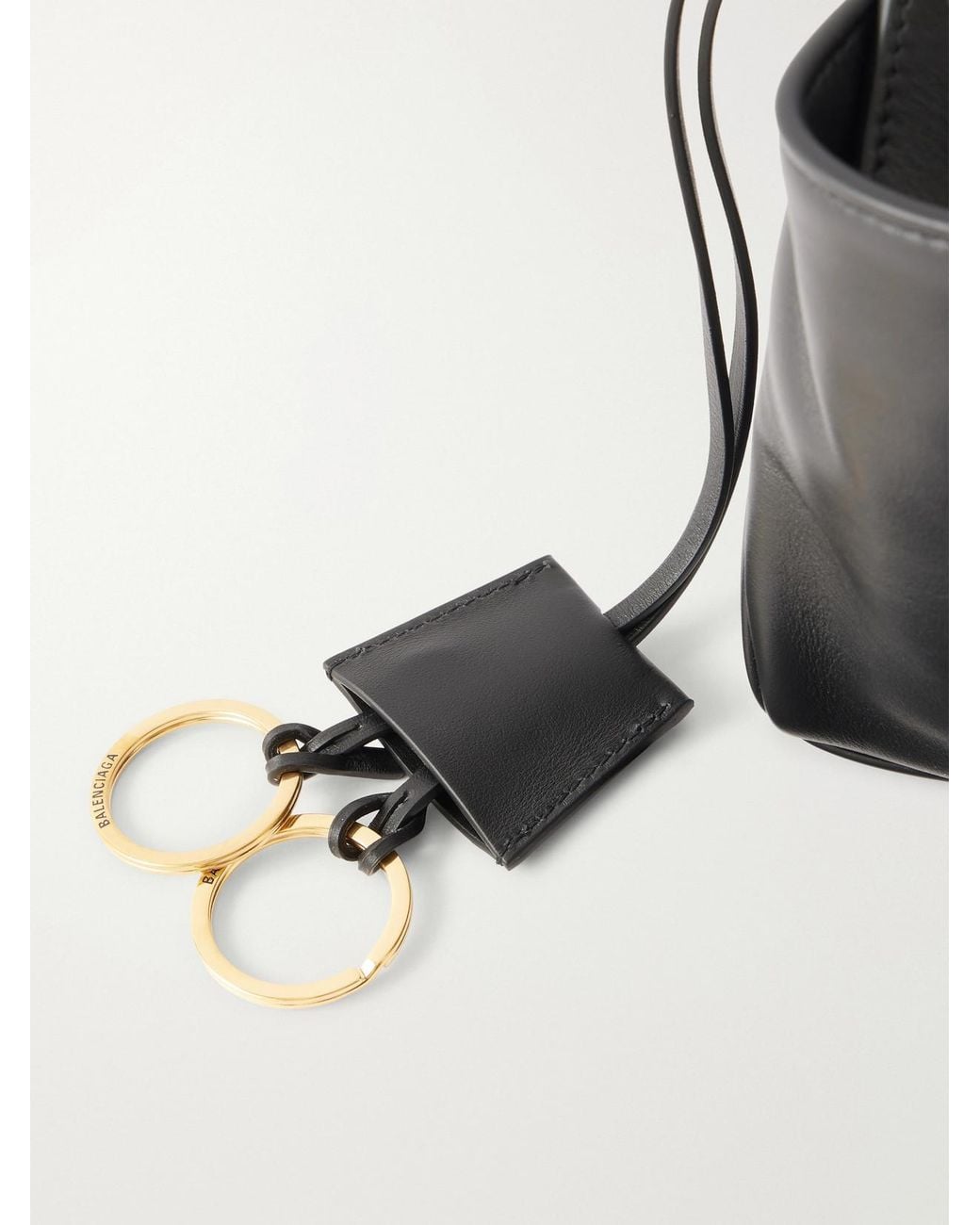 Balenciaga Black Rodeo Mini Leather Tote