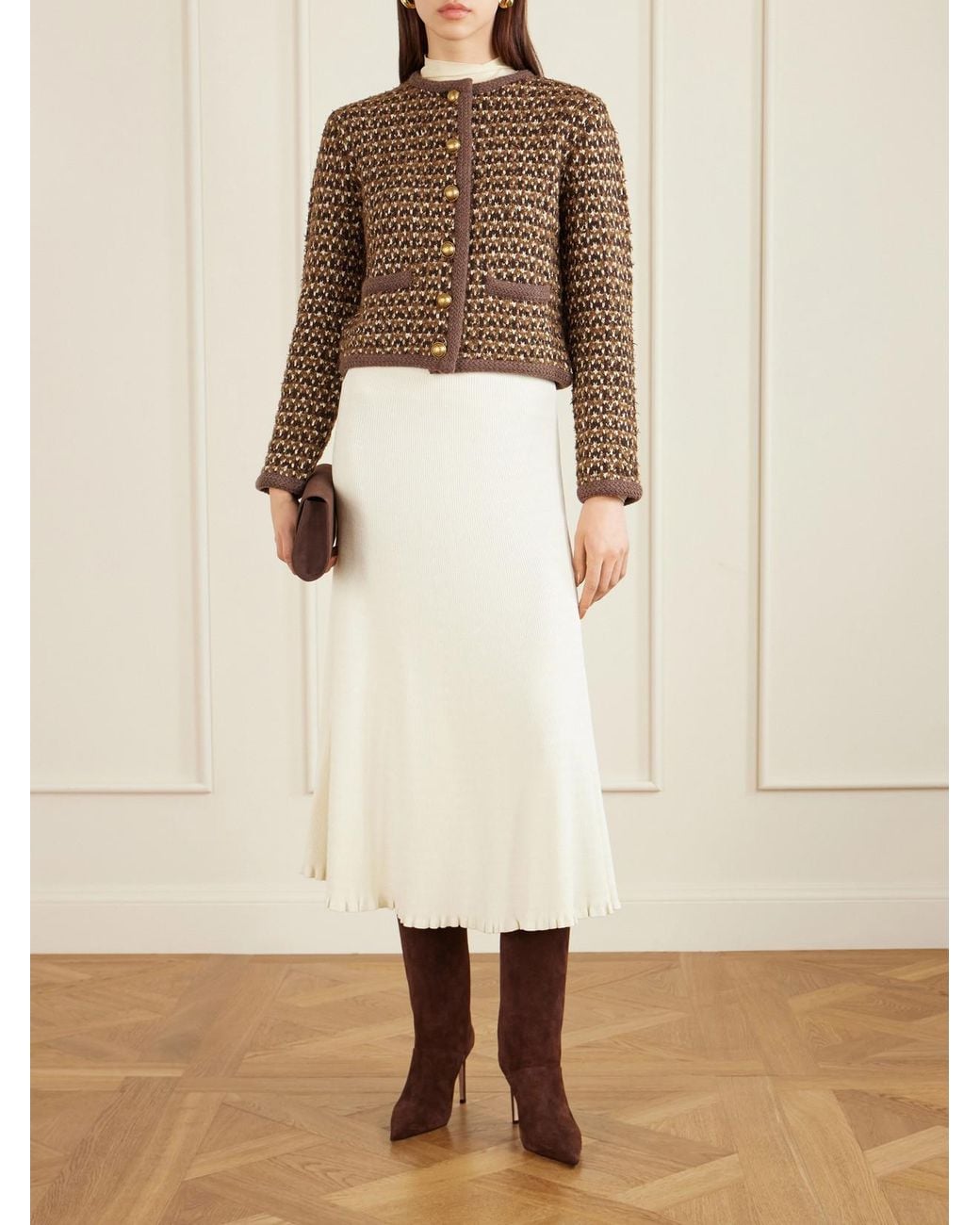 Altuzarra Brown Conroy Woven Jacket