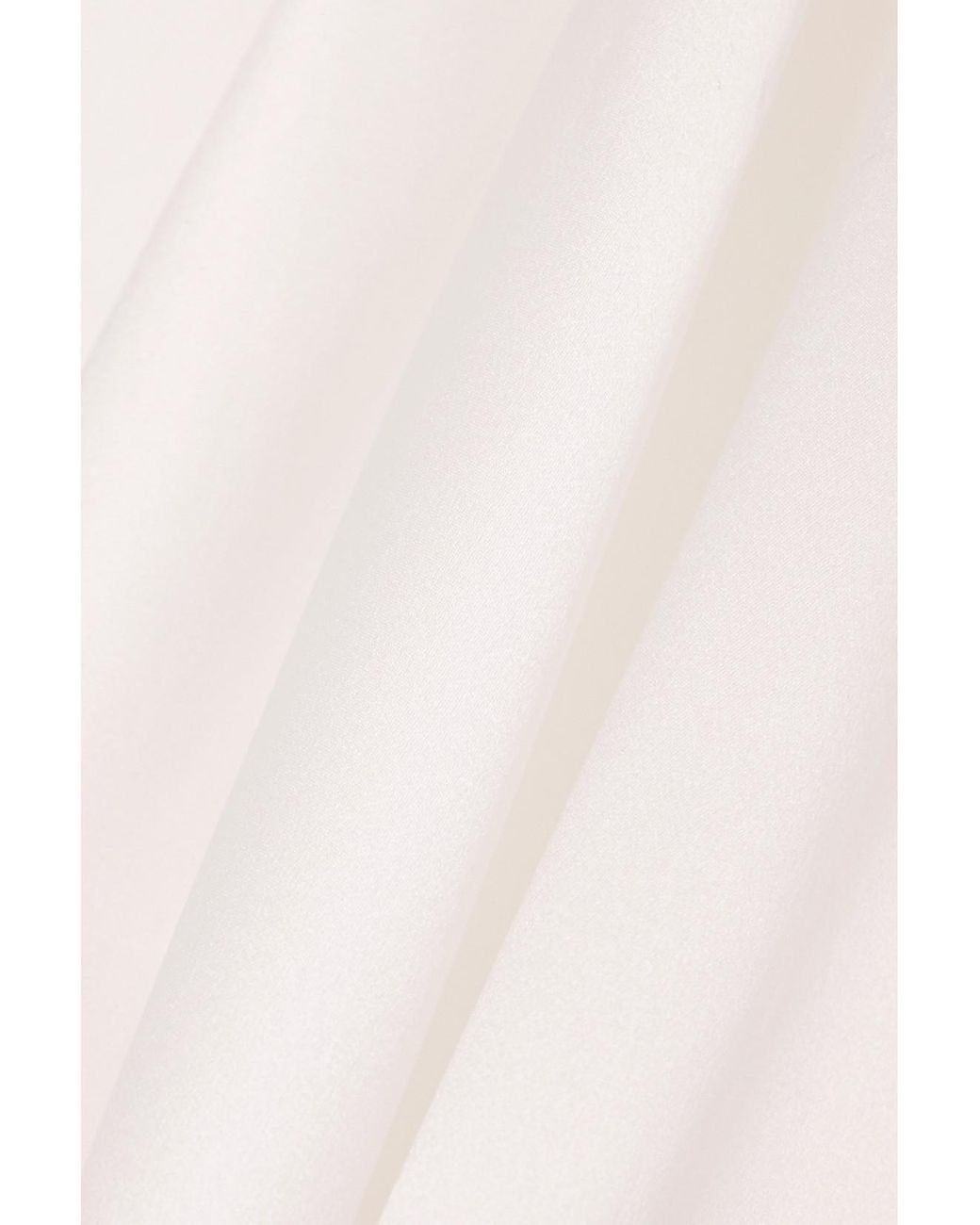 Olivia Von Halle White Mimi Silk-Satin Robe