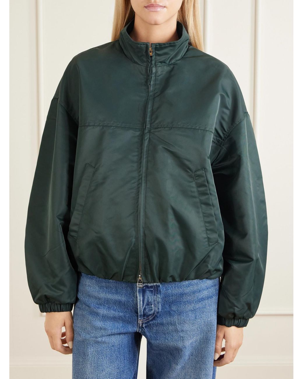 Citizens of Humanity Green Baraccuta Bubble Shell Jacket