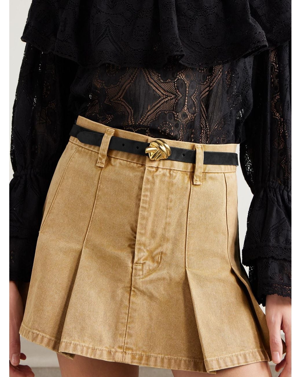 Andersons Black Nubuck Belt