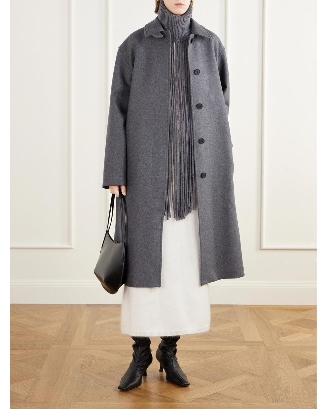 Lisa Yang Blue Ardenne Fringed Cashmere Snood