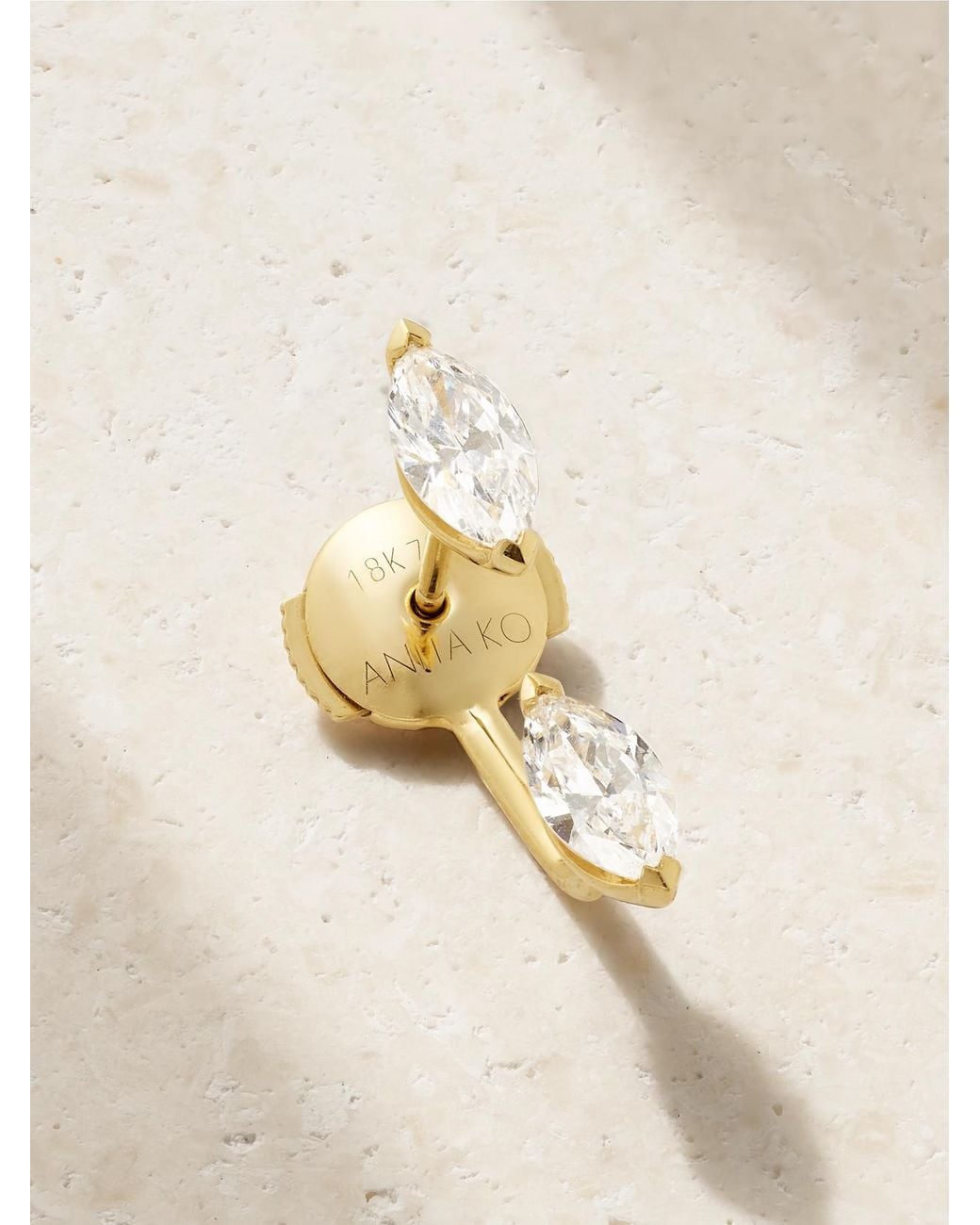 Anita Ko Natural Orbit 18-Karat Diamond Single Earring