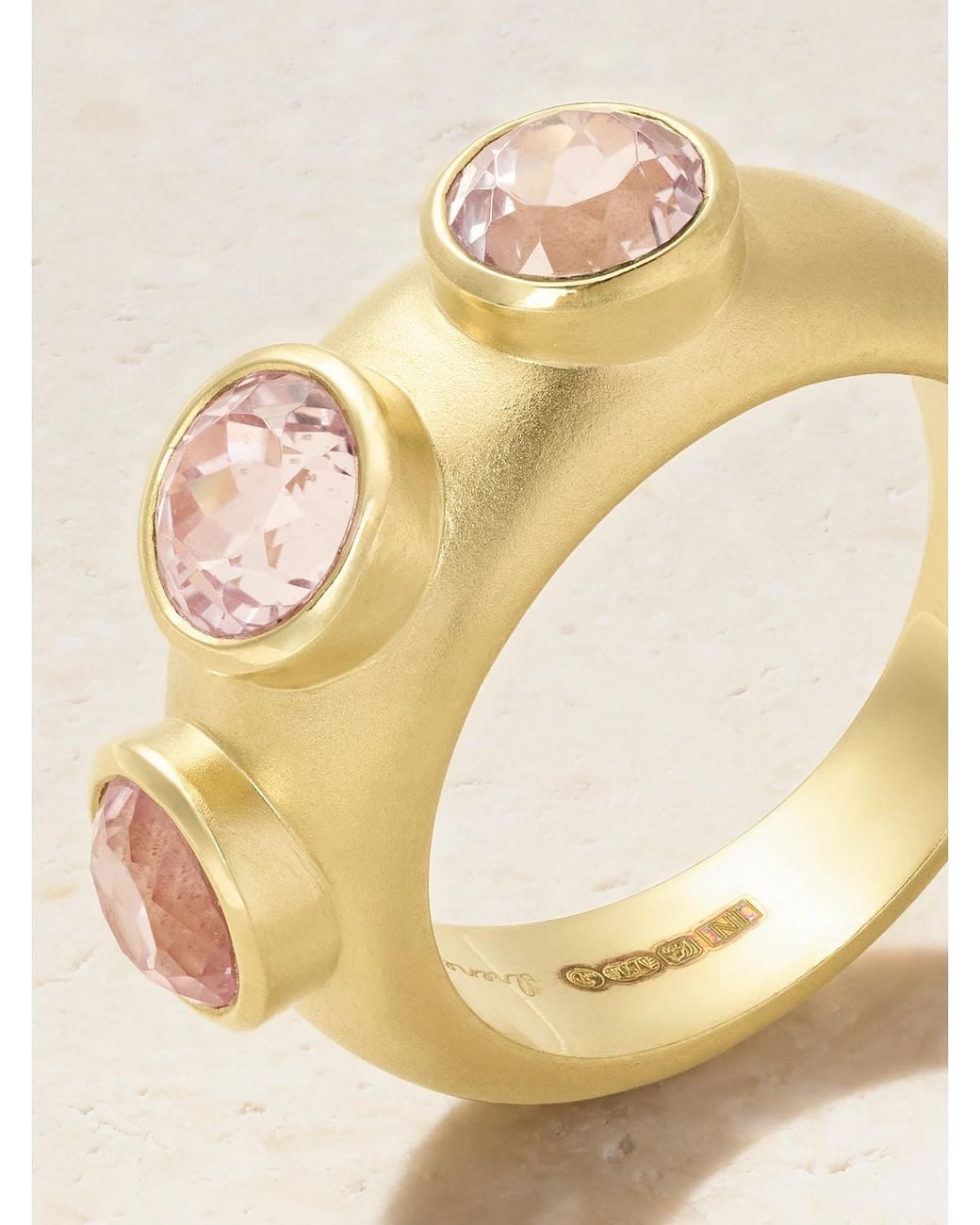 Irene Neuwirth Natural 18-Karat And Kunzite Ring