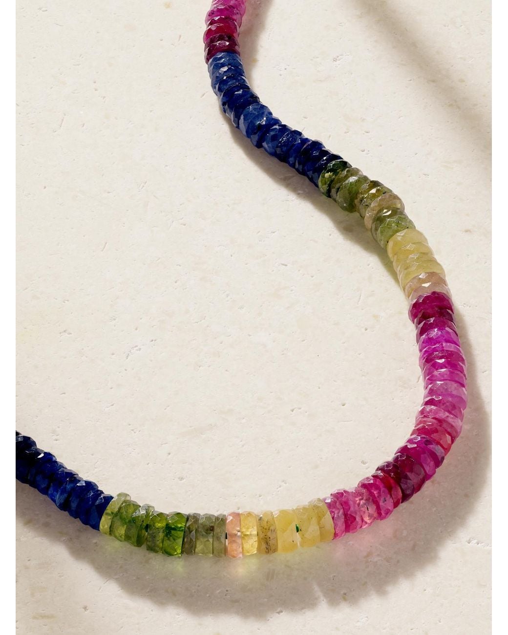 JIA JIA Natural Aurora 14-Karat Sapphire Necklace