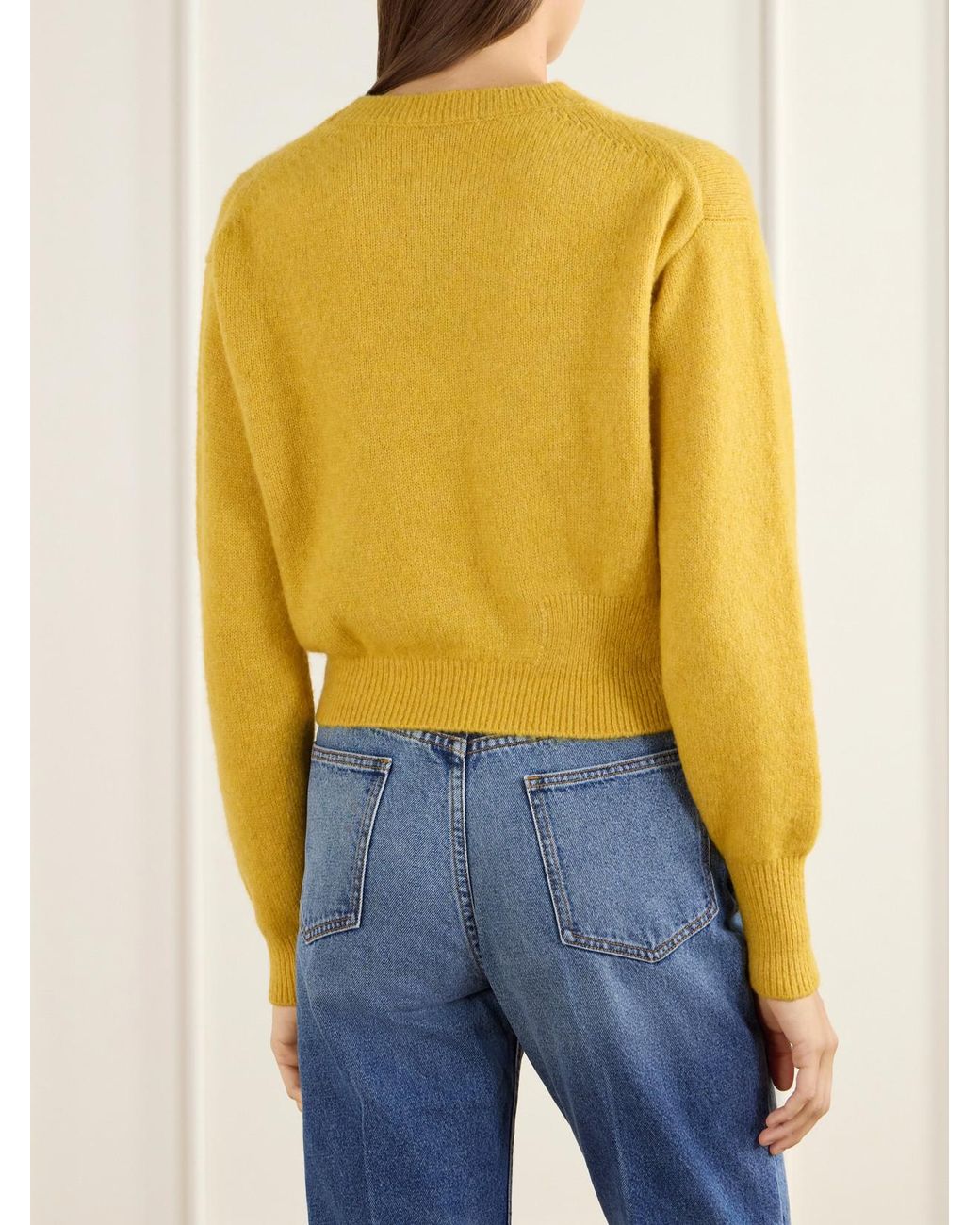 OSSOU Yellow Ada Knitted Sweater