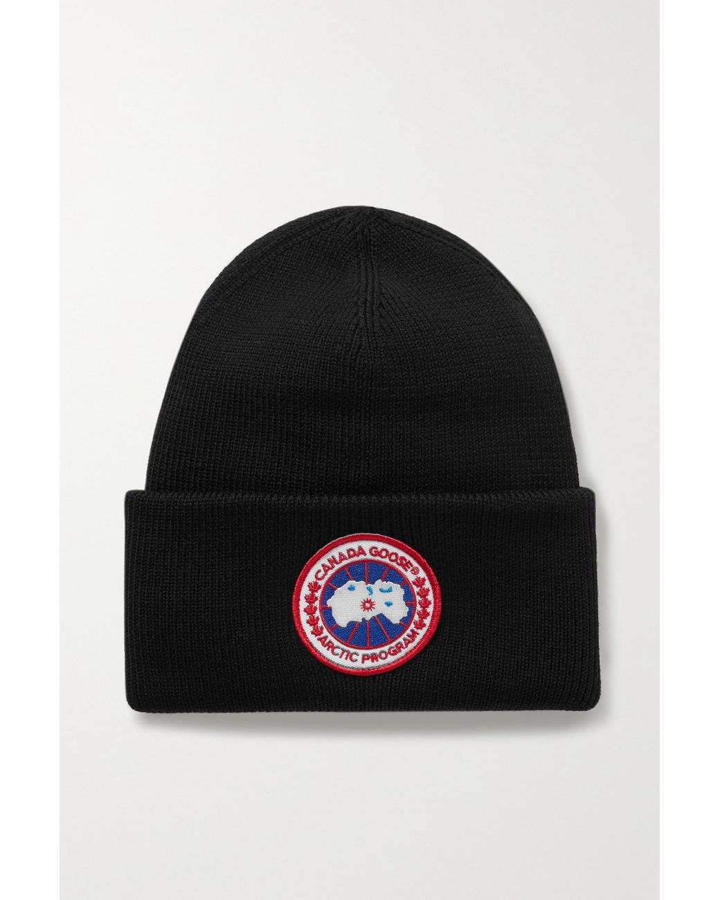 Canada Goose Appliquéd Wool Beanie in 