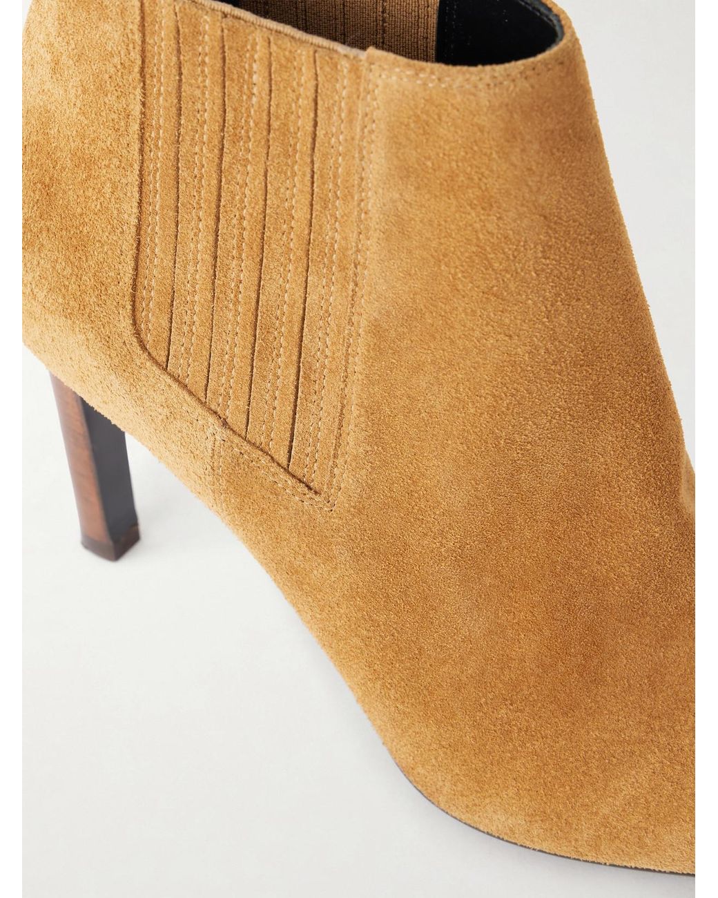 Nili Lotan Brown Lauretta Suede Ankle Boots