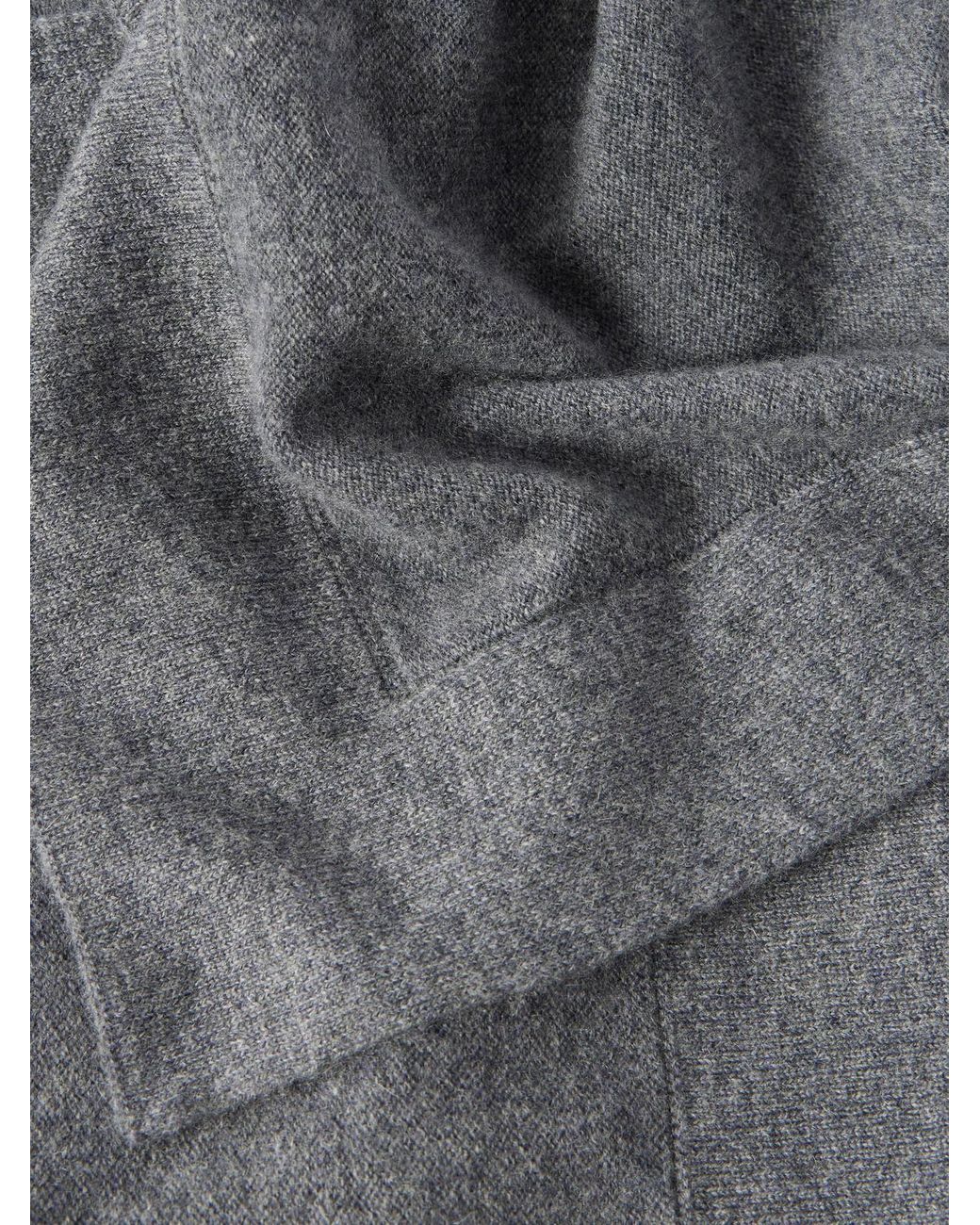 Lisa Yang Gray Frieda Cashmere Scarf
