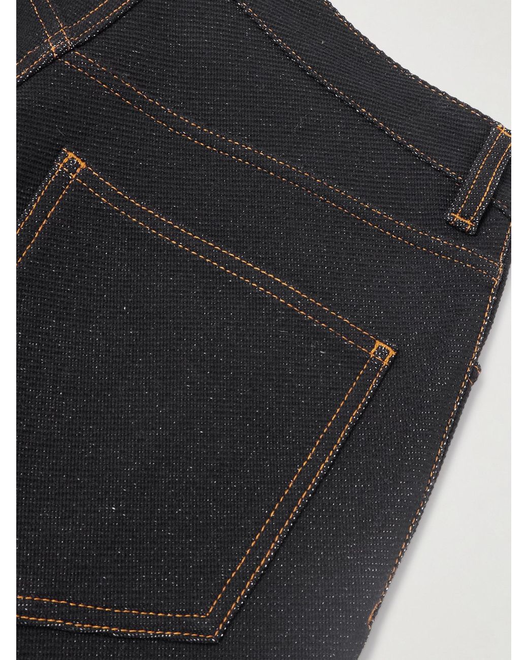 Alaïa Black Straight-Leg Jeans