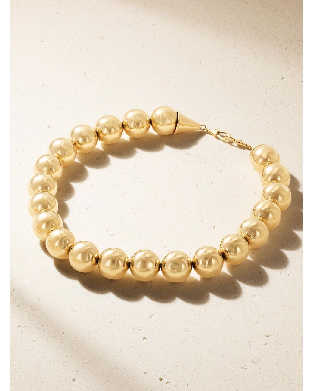 Marie Lichtenberg Metallic Grain D'Or 18-Karat Necklace