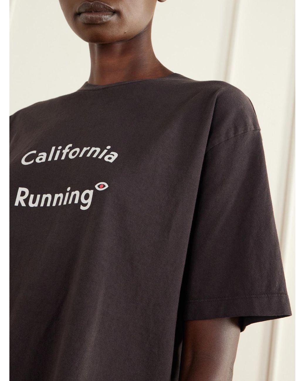 District Vision Black California Printed Cotton-Jersey T-Shirt