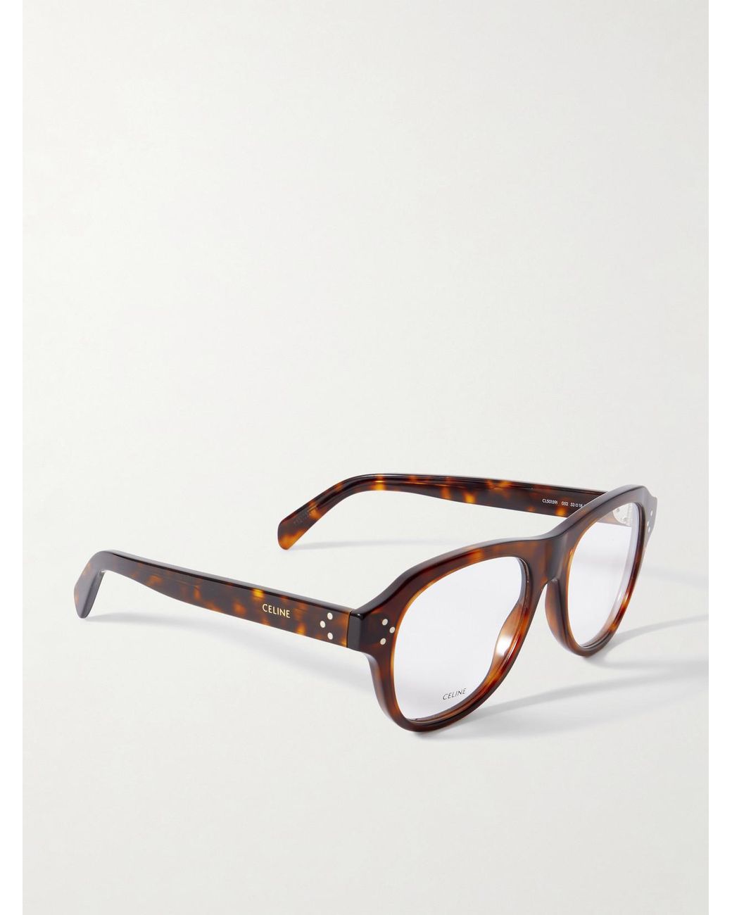 Céline Multicolor Aviator-Style Acetate Optical Glasses