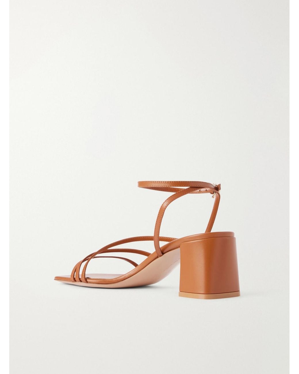 Gianvito Rossi Brown 55 Leather Sandals
