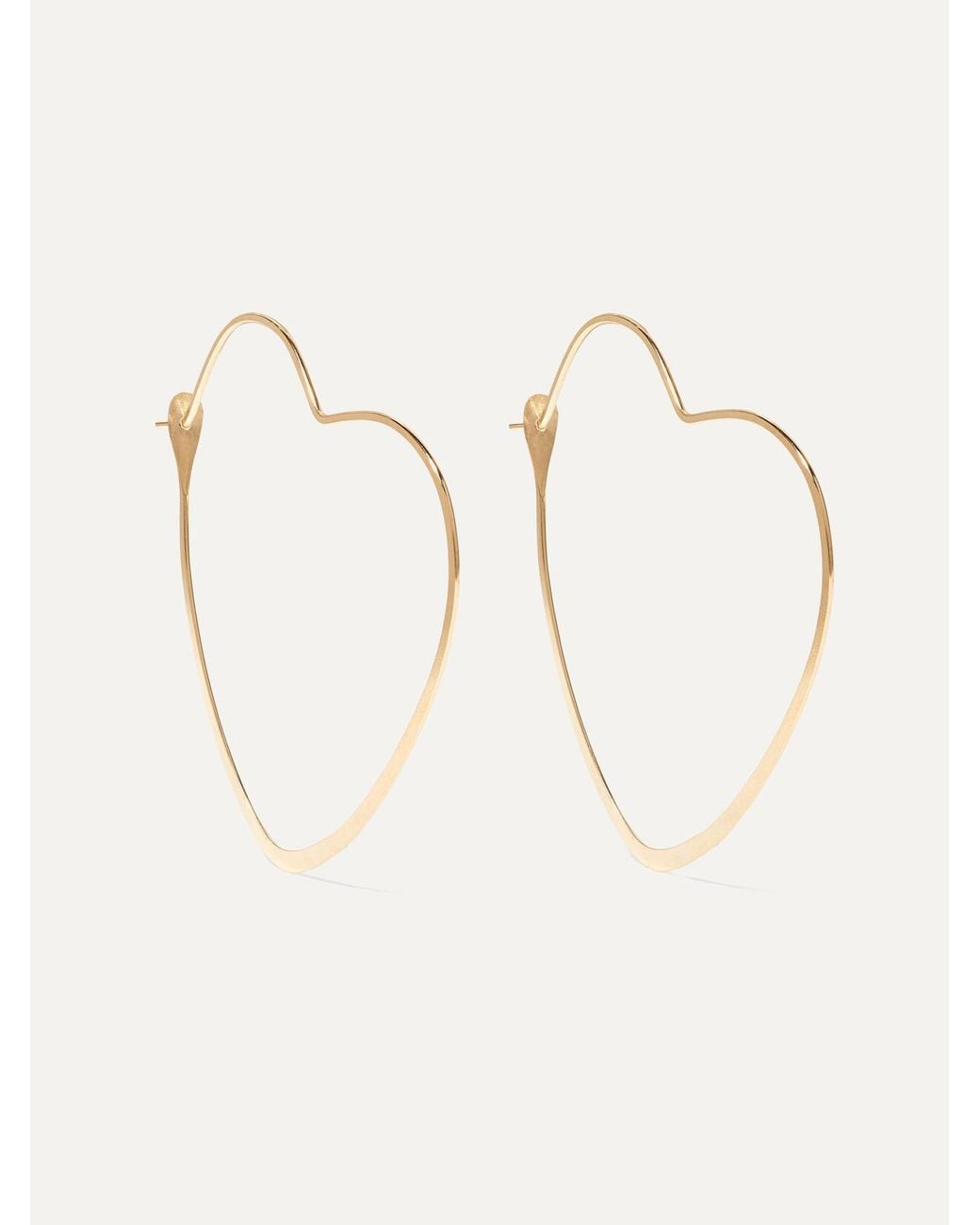 Melissa Joy Manning Metallic 14-Karat Hoop Earrings
