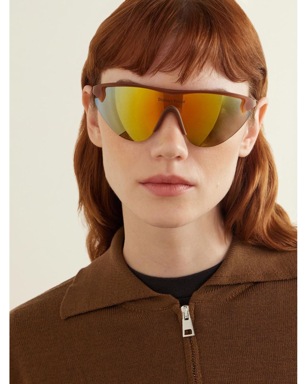 District Vision Natural Yukinori Range Finder D-Frame Acetate Sunglasses