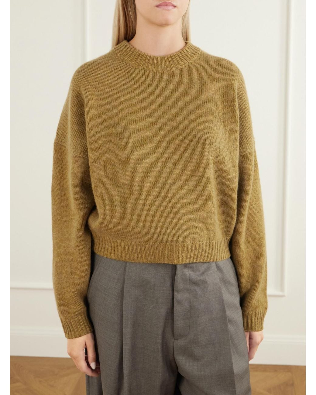 LeKasha Natural Anong Cashmere Sweater
