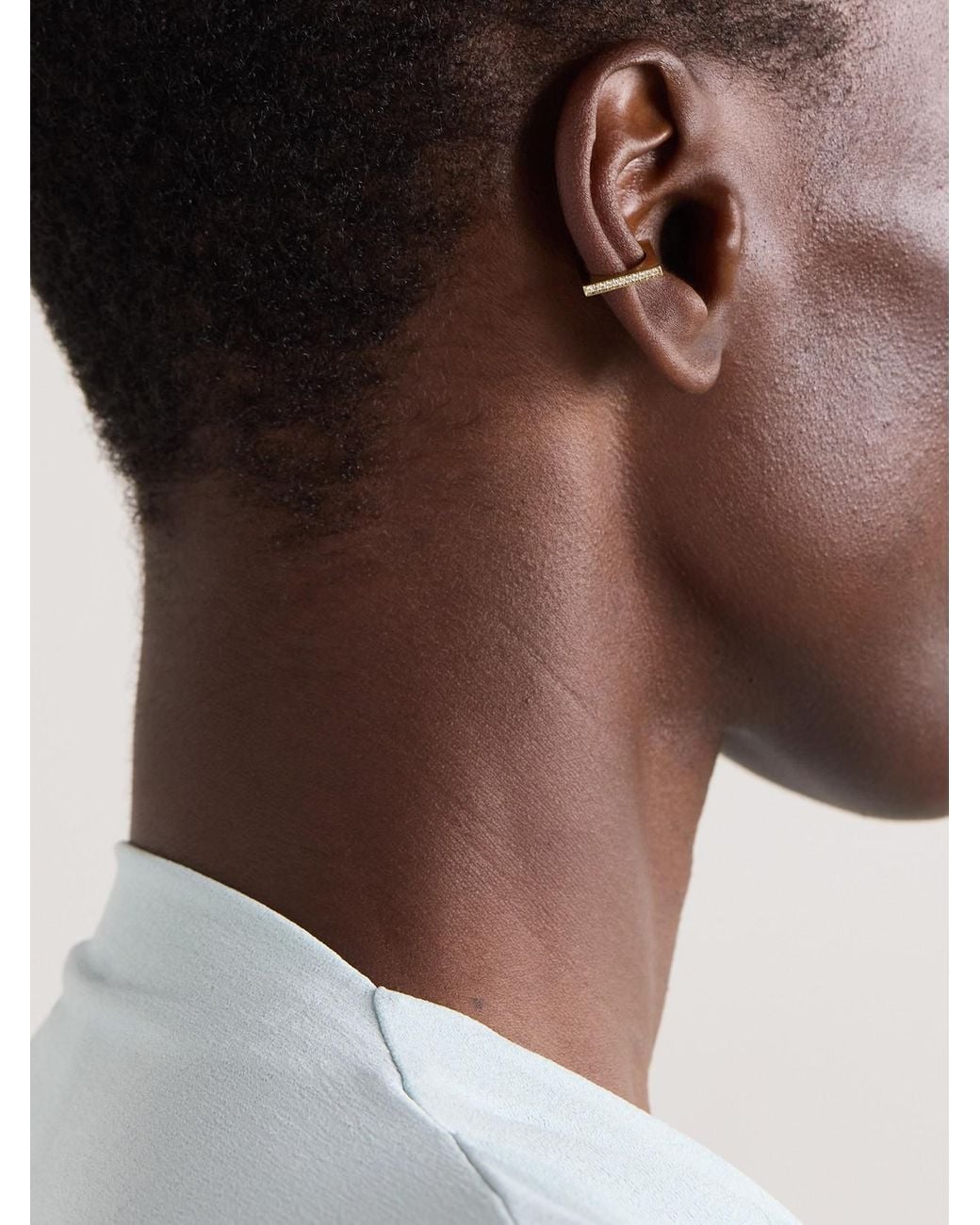 Mizuki Natural 14-Karat Diamond Ear Cuff
