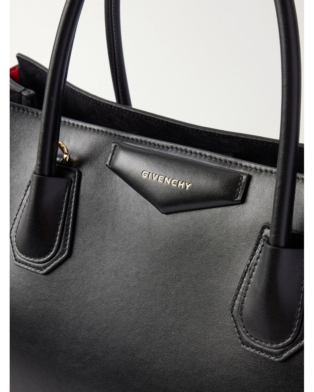 Givenchy Black Antigona Catchall Medium Leather Shoulder Bag