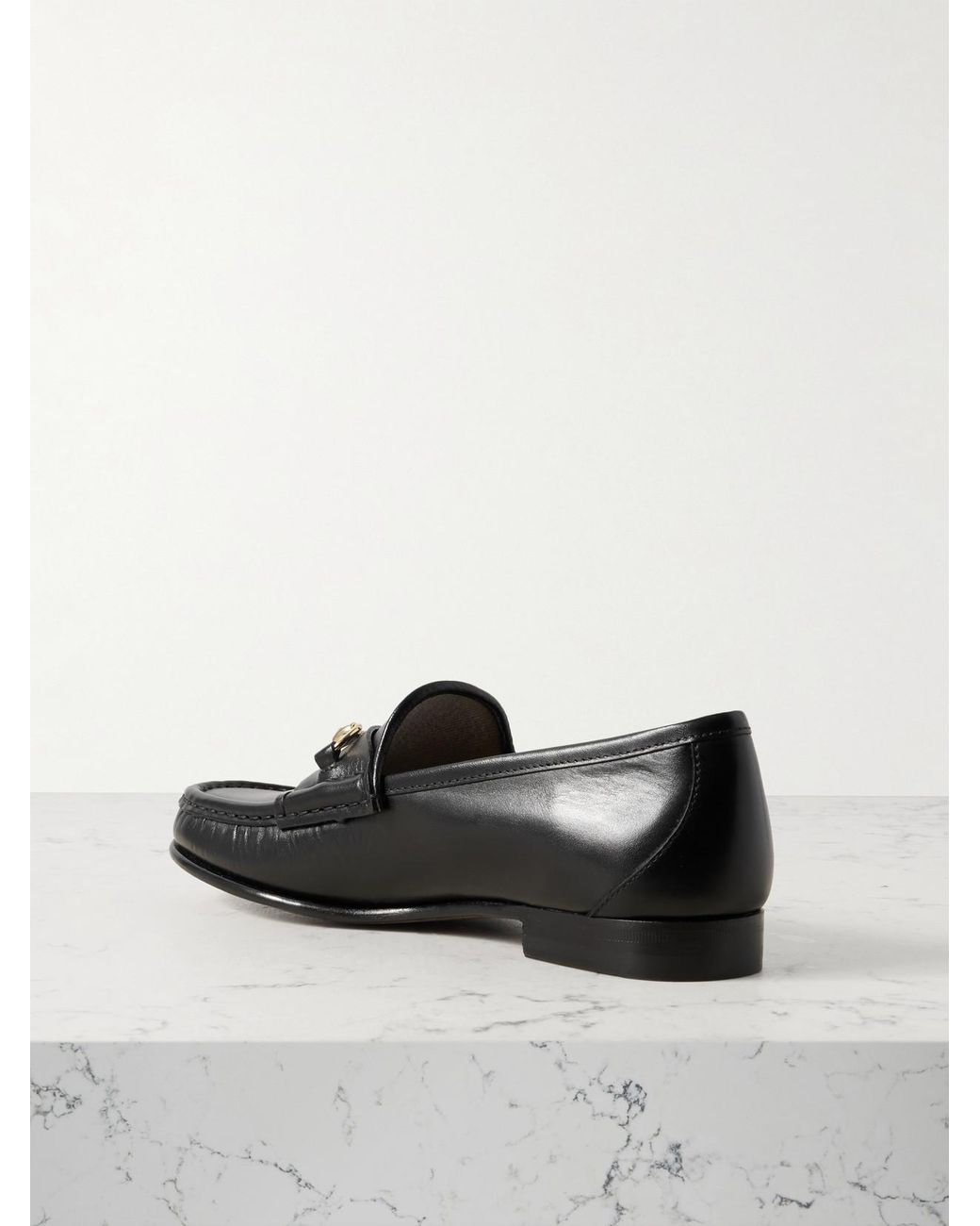 Gucci Black Horsebit 1953 Leather Loafers