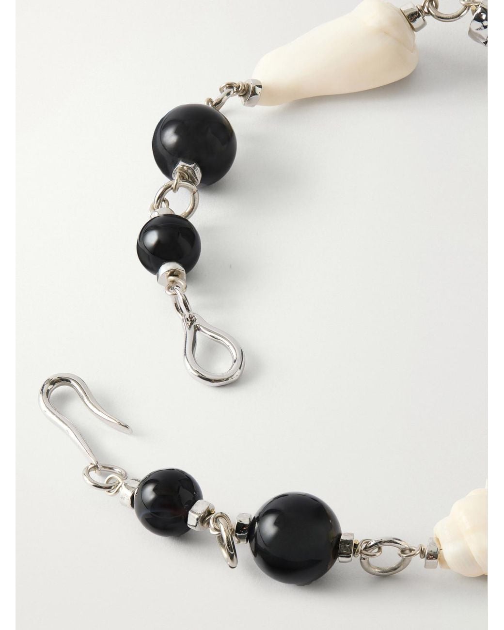 Tohum Design Natural Samsara-Plated, Seashell And Ceramic Necklace